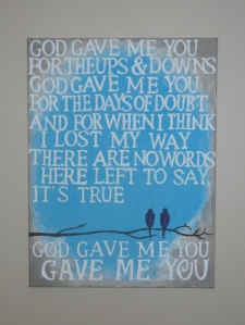 Wall Art for my Hubster
